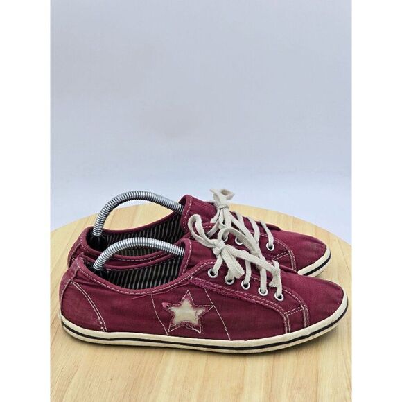 Converse One-Star Silver Plum Low Canvas Sneakers Women's Size 7 - Picture 1 of 11